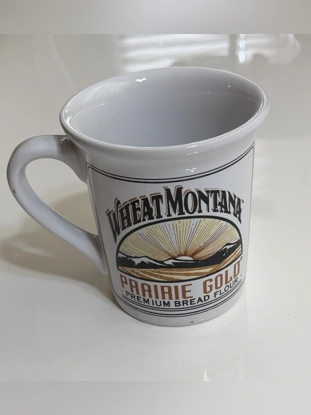 Wheat Montana Prairie Gold White Ceramic Coffee Mug